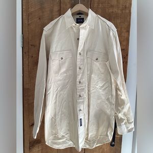 Allen Solly weathered twill camp shirt mens medium